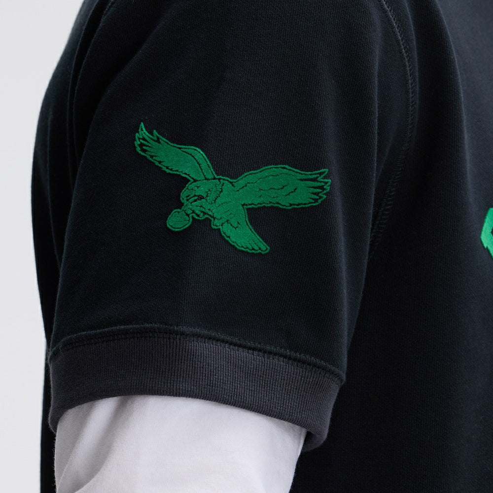 NFL Philadelphia Eagles IconicFleece Short Sleeve Sweatshirt