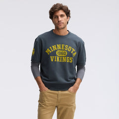 NFL Minnesota Vikings IconicFleece Short Sleeve Sweatshirt