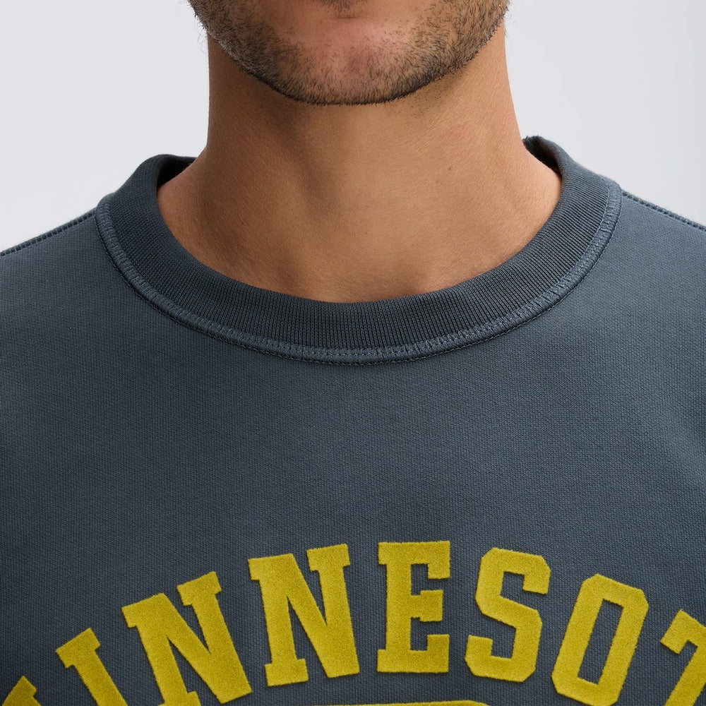 NFL Minnesota Vikings IconicFleece Short Sleeve Sweatshirt