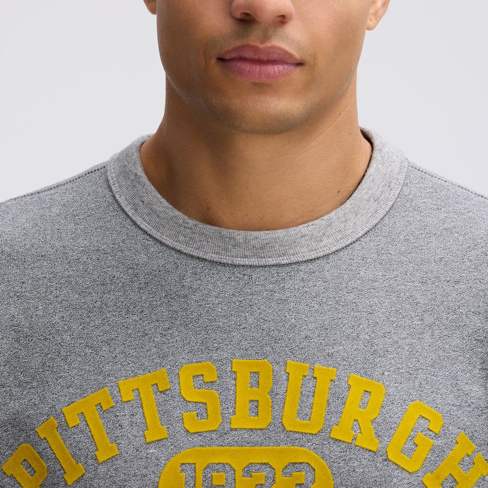 NFL Pittsburgh Steelers IconicFleece Short Sleeve Sweatshirt