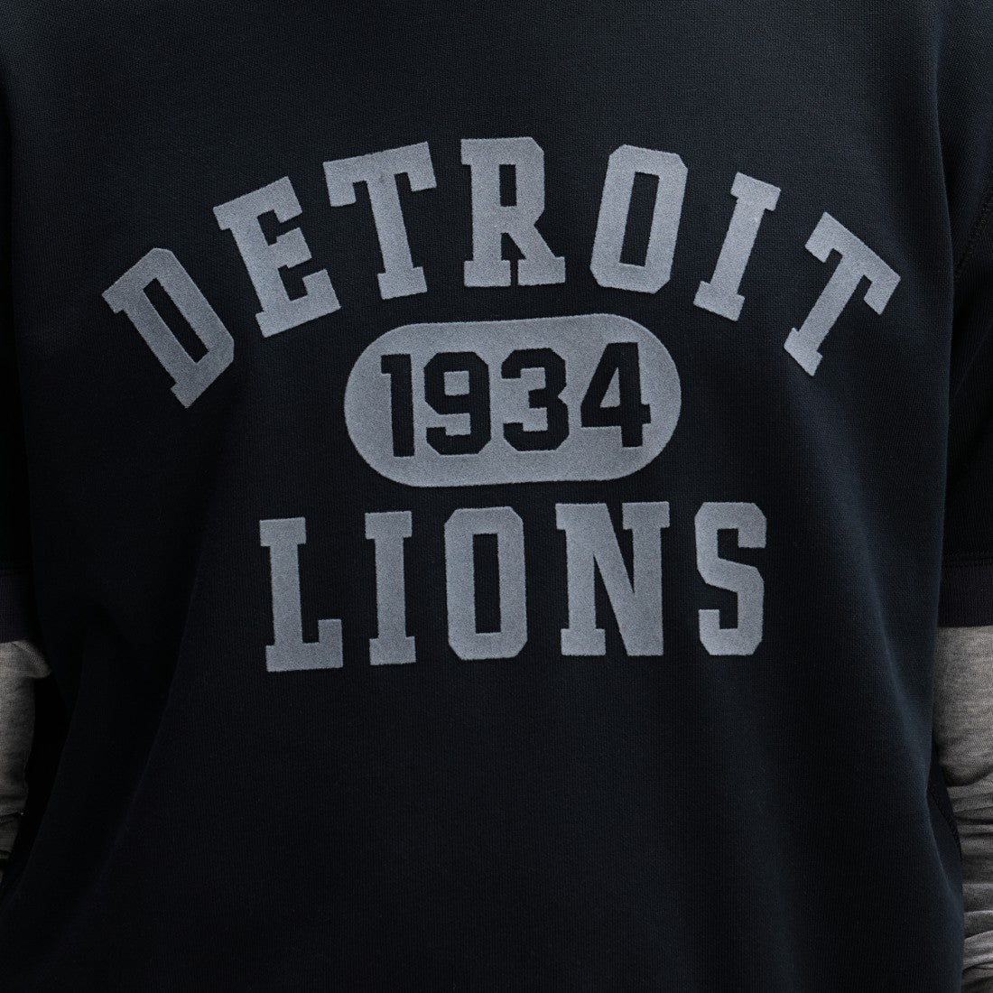 NFL Detroit Lions IconicFleece Short Sleeve Sweatshirt
