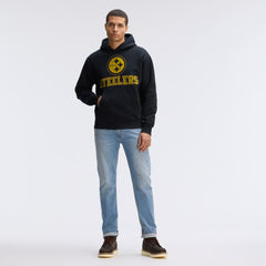 NFL Pittsburgh Steelers IconicFleece Flocked Hoodie
