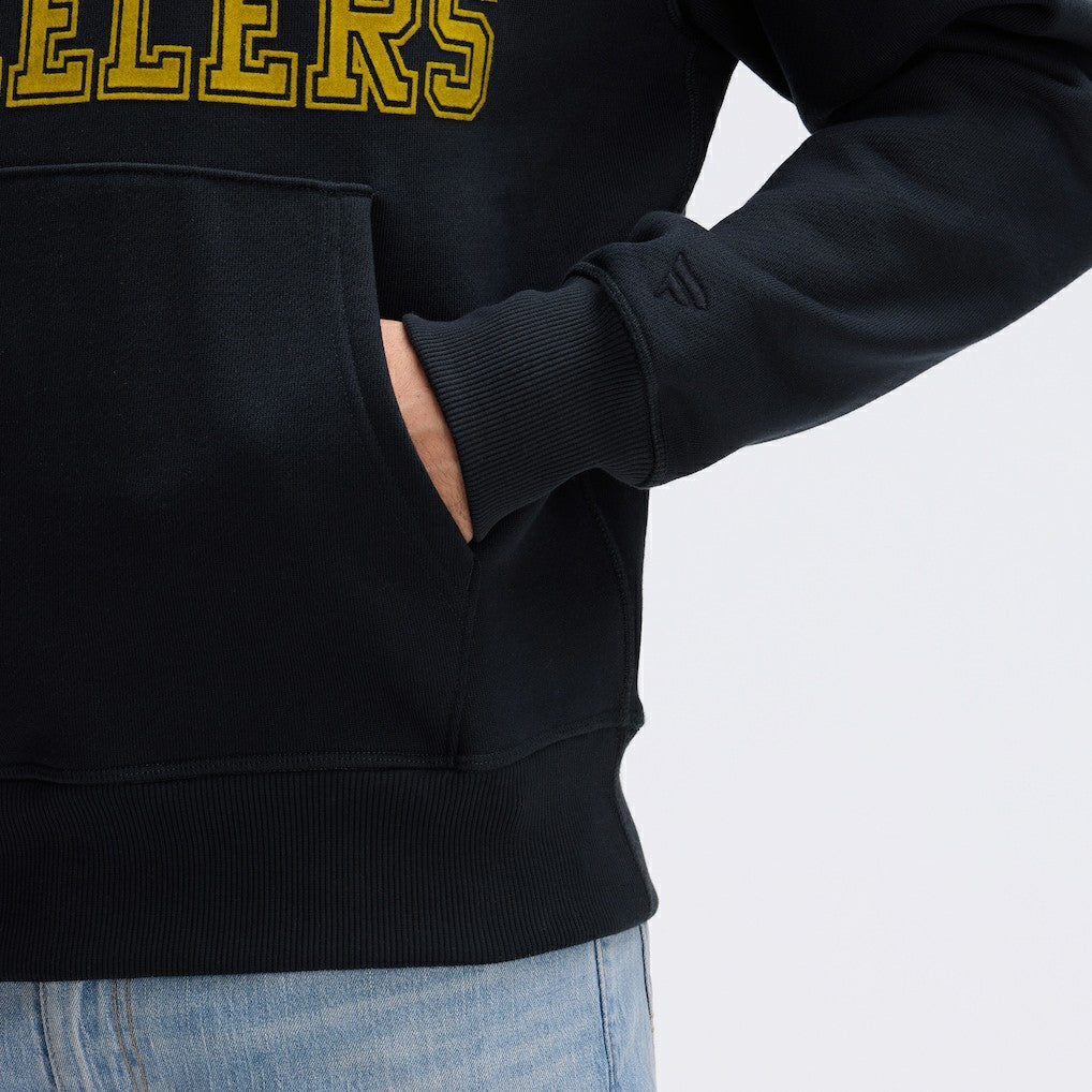 NFL Pittsburgh Steelers IconicFleece Flocked Hoodie