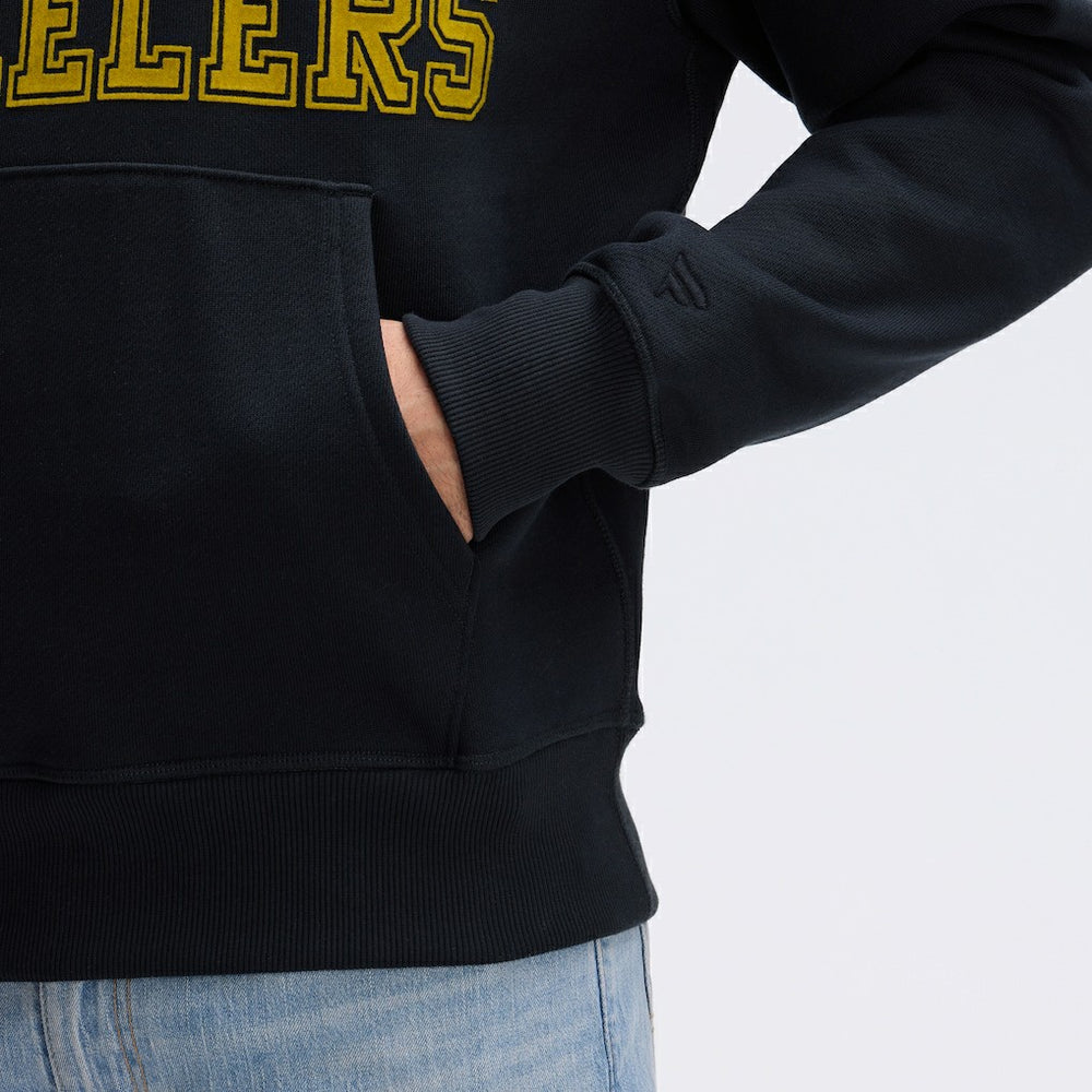 NFL Pittsburgh Steelers IconicFleece Flocked Hoodie