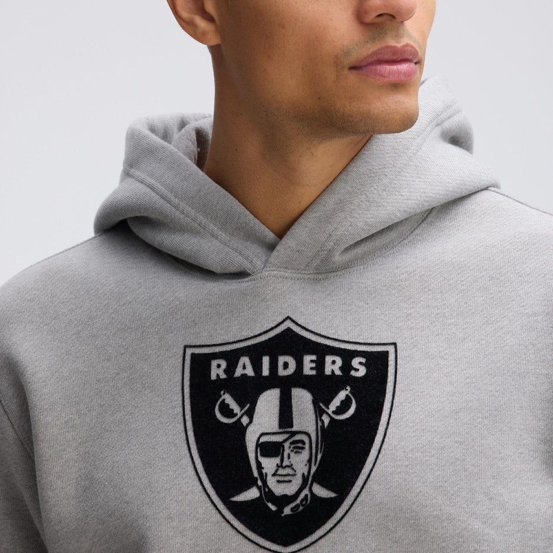 NFL Las Vegas Raiders IconicFleece Flocked Hoodie
