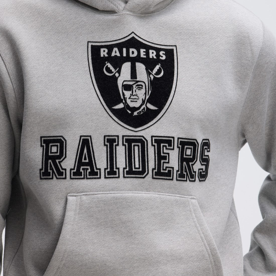 NFL Las Vegas Raiders IconicFleece Flocked Hoodie