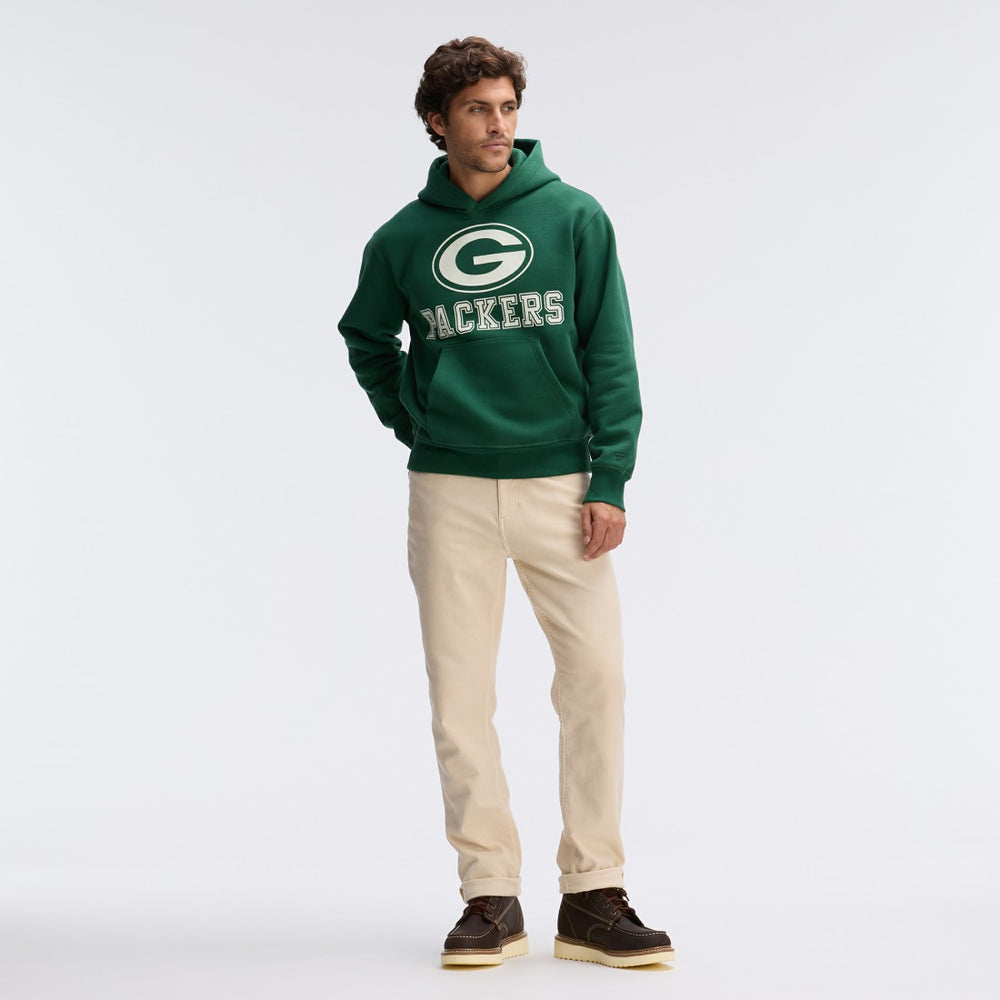 NFL Green Bay Packers IconicFleece Flocked Hoodie