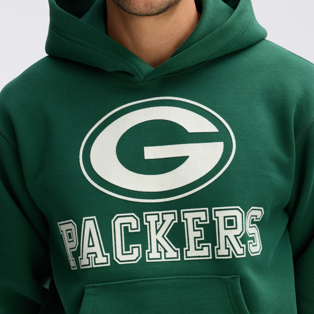 NFL Green Bay Packers IconicFleece Flocked Hoodie