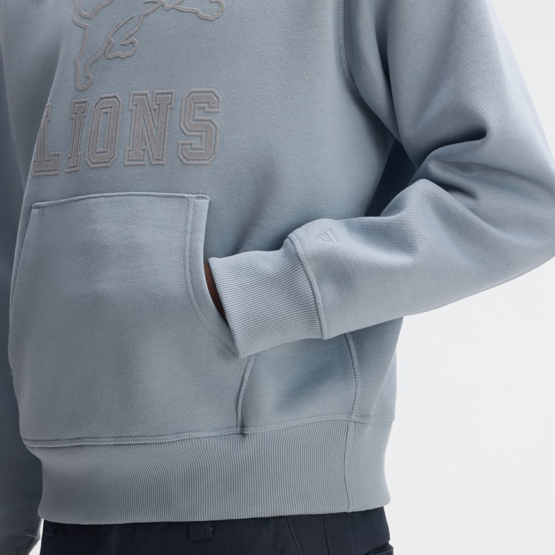 NFL Detroit Lions IconicFleece Flocked Hoodie