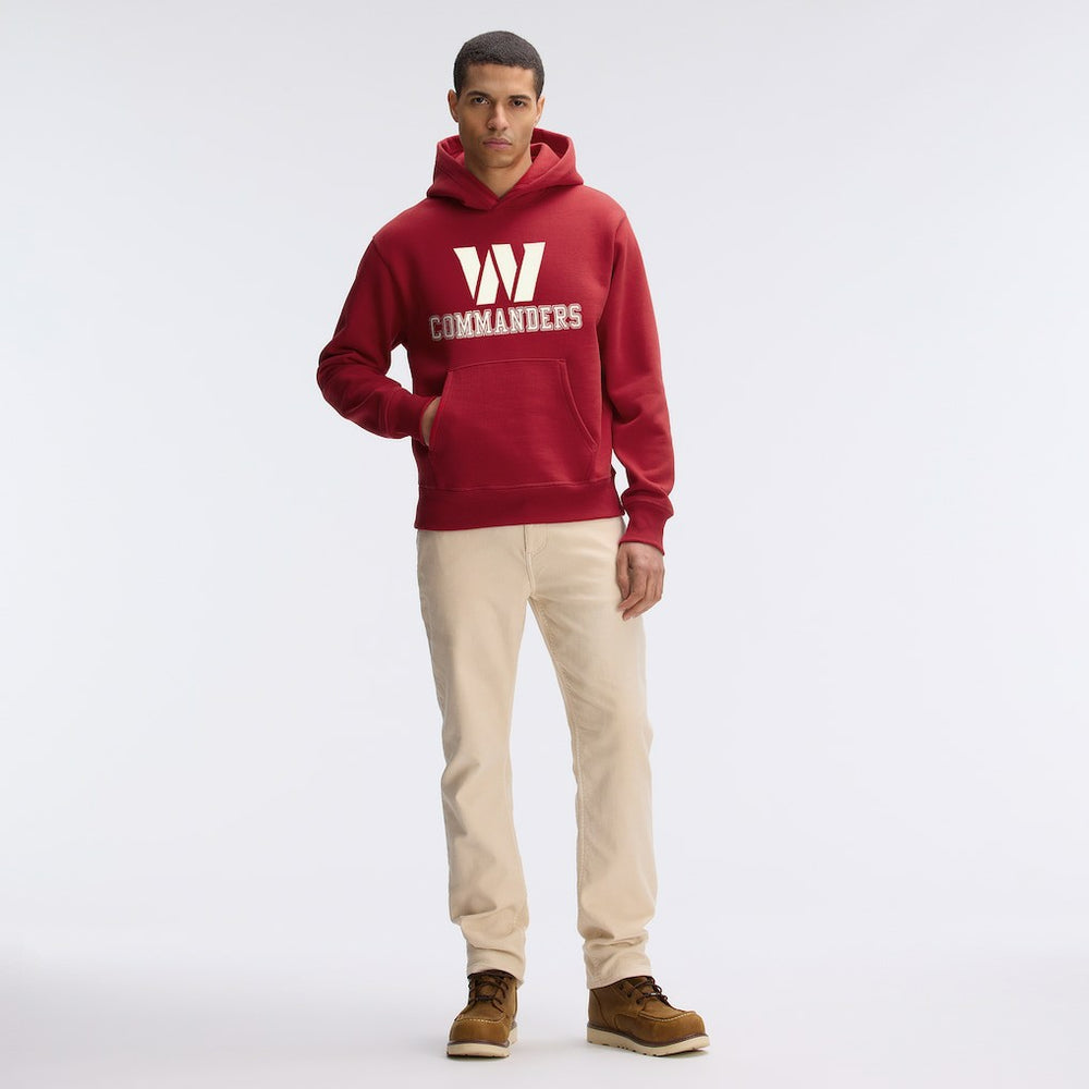 NFL Washington Commanders IconicFleece Flocked Hoodie