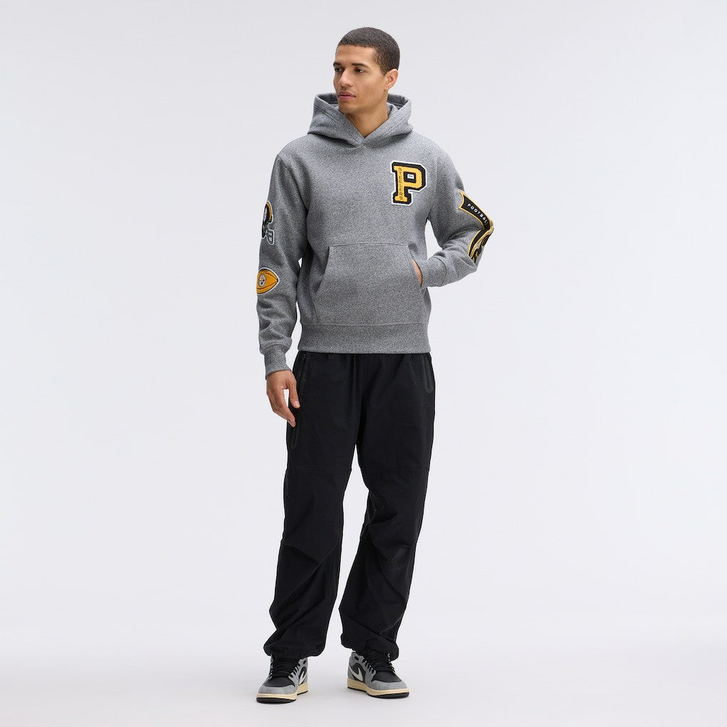 NFL Pittsburgh Steelers IconicFleece Letterman Hoodie