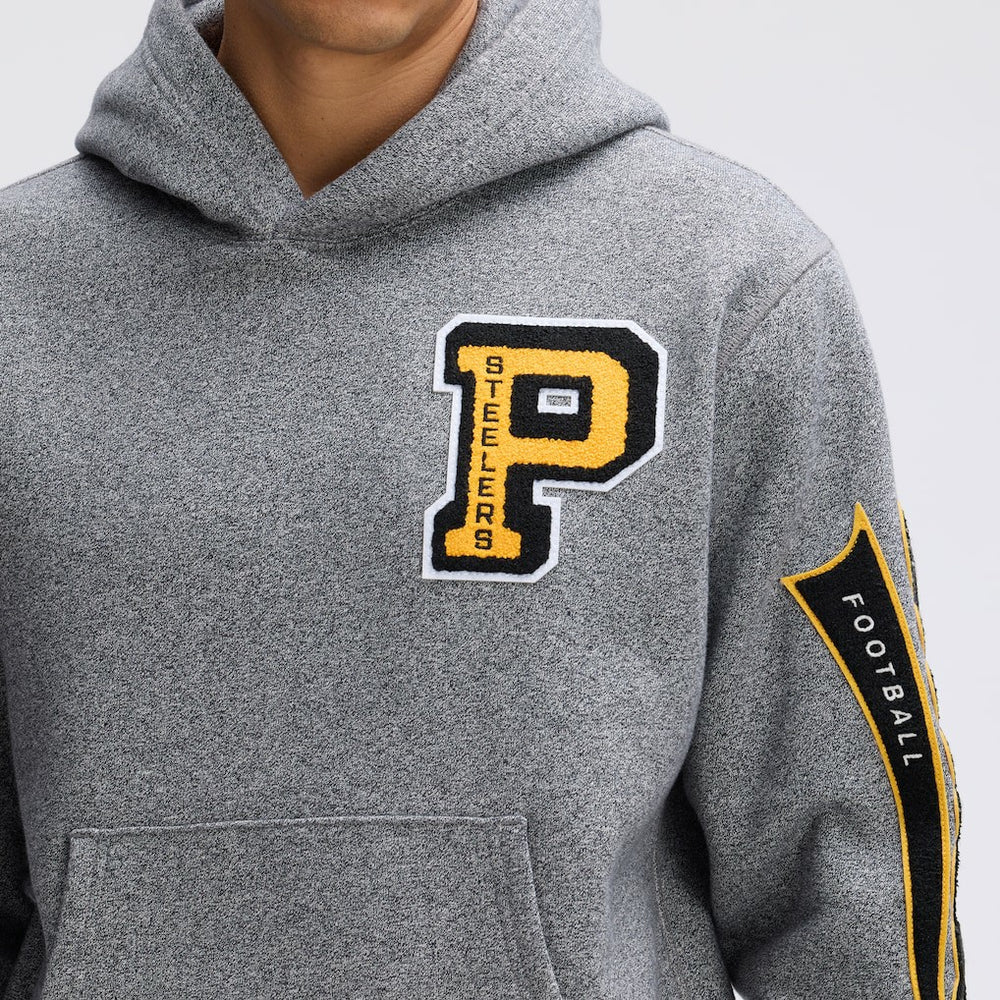 NFL Pittsburgh Steelers IconicFleece Letterman Hoodie