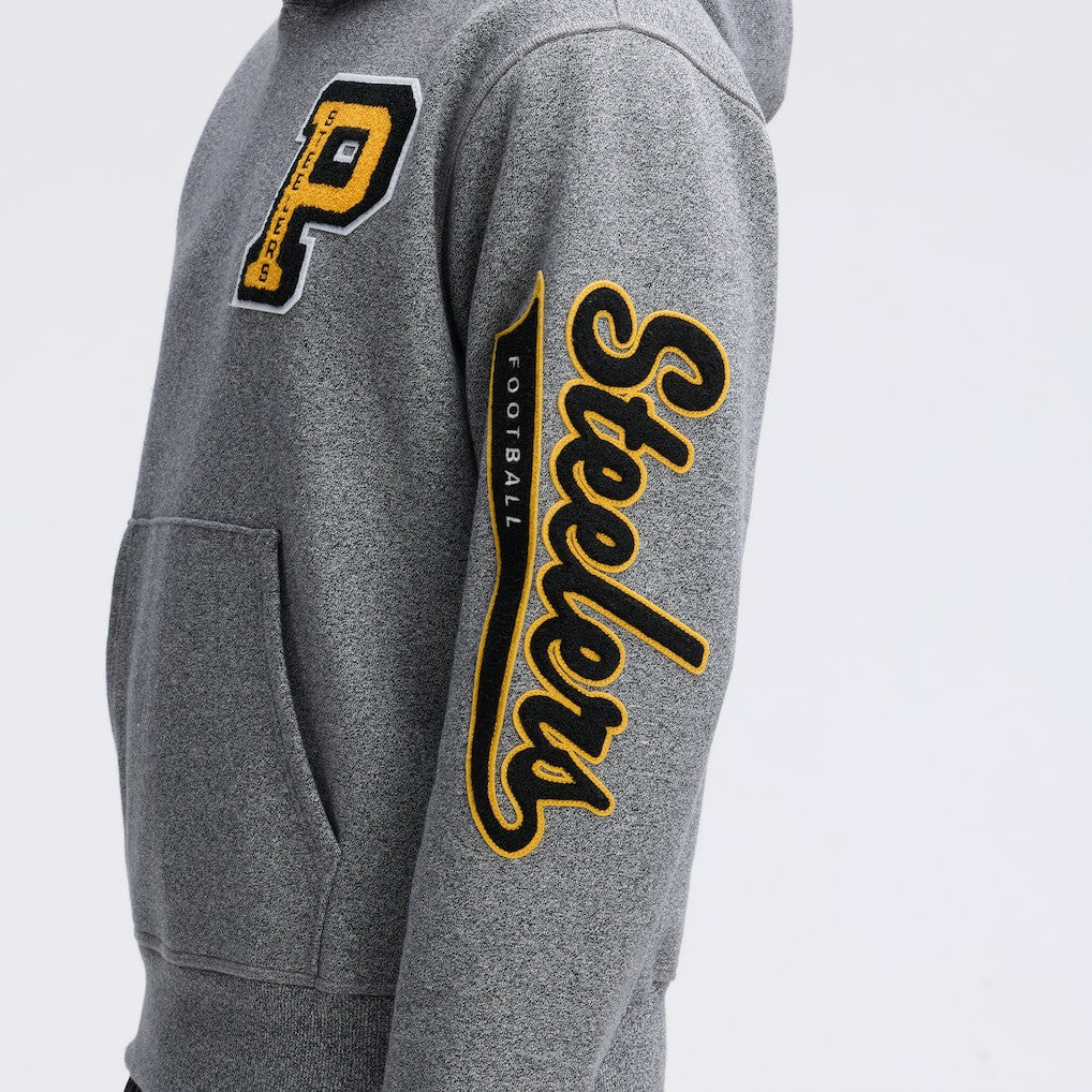 NFL Pittsburgh Steelers IconicFleece Letterman Hoodie