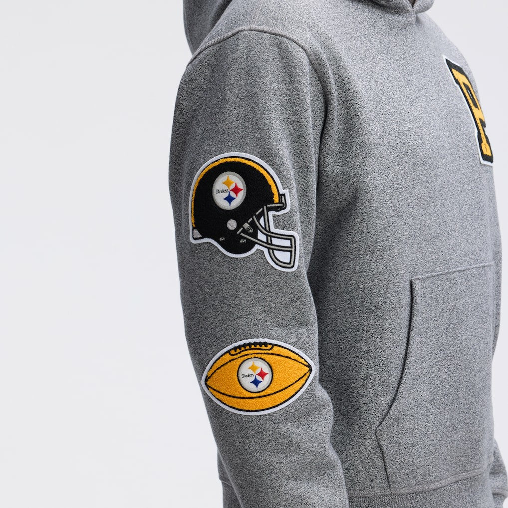 NFL Pittsburgh Steelers IconicFleece Letterman Hoodie