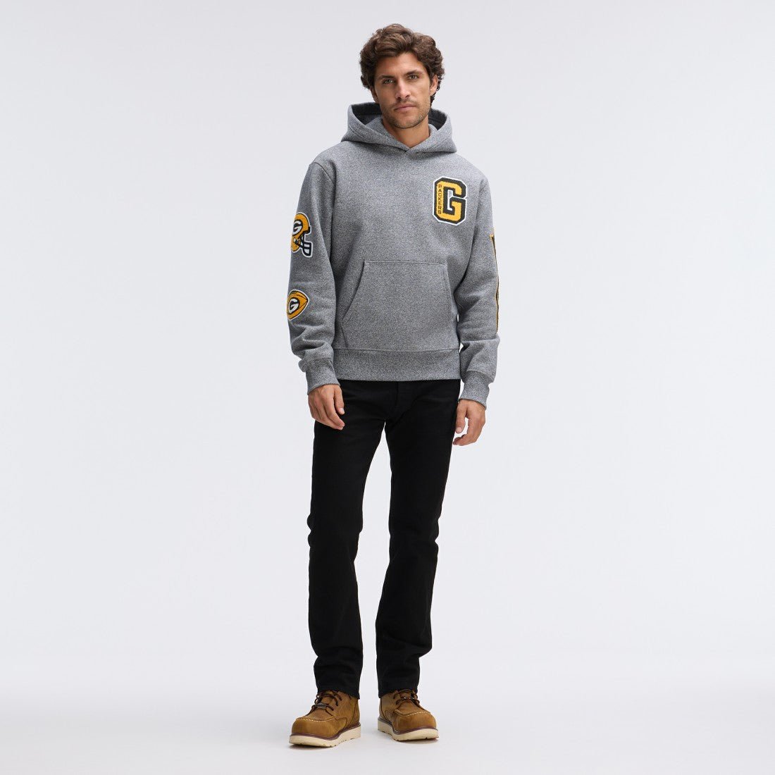 NFL Green Bay Packers IconicFleece Letterman Hoodie