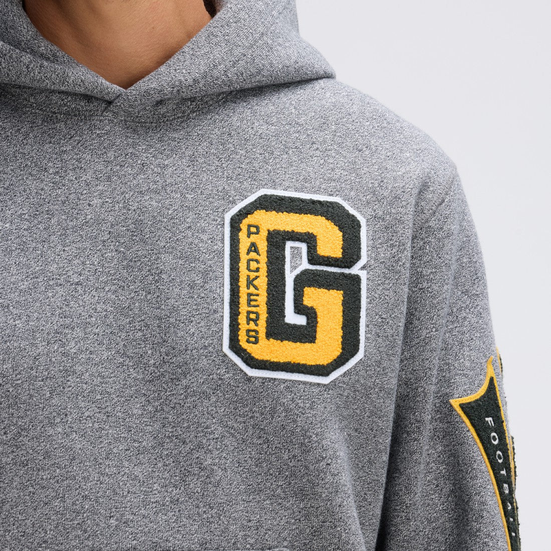 NFL Green Bay Packers IconicFleece Letterman Hoodie