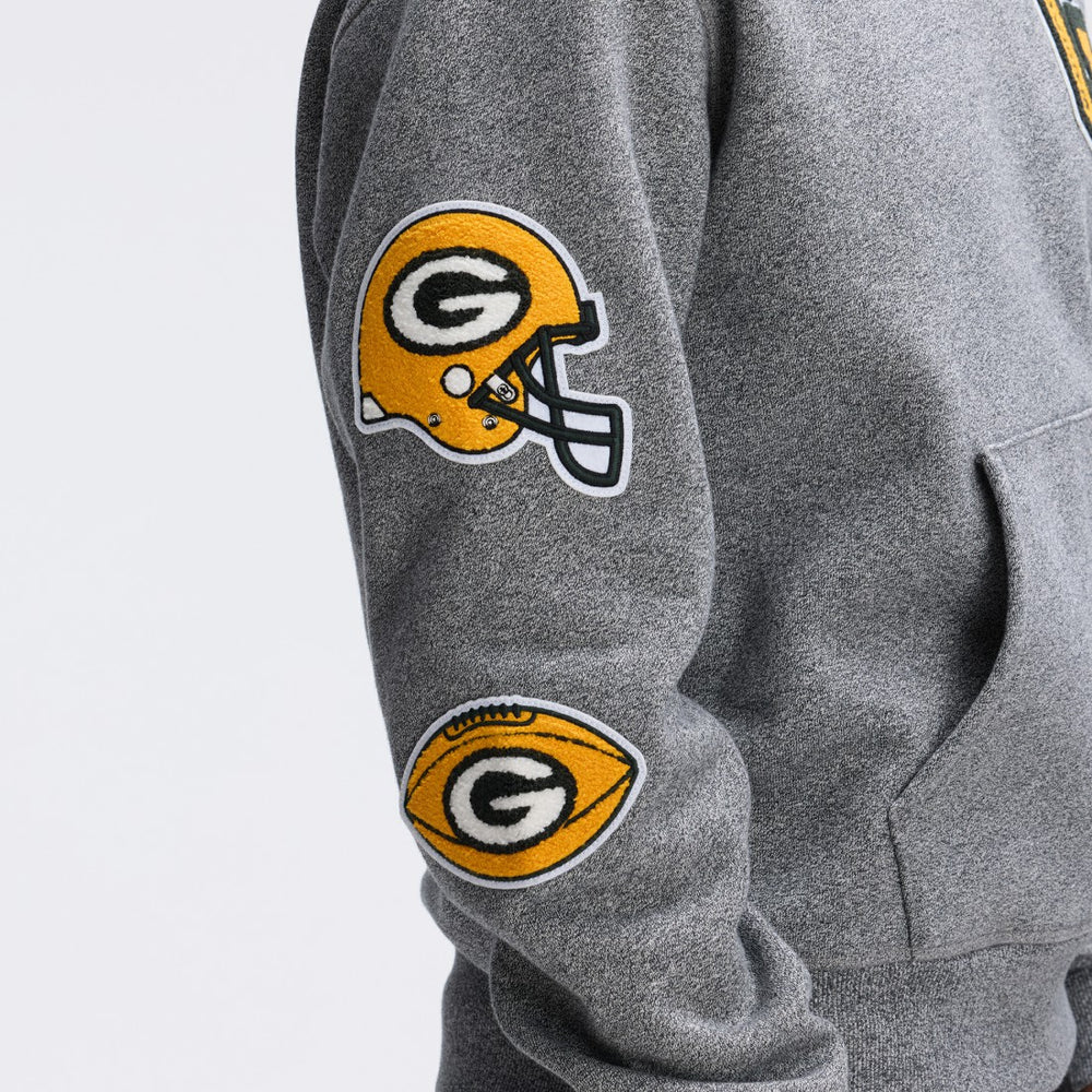 NFL Green Bay Packers IconicFleece Letterman Hoodie