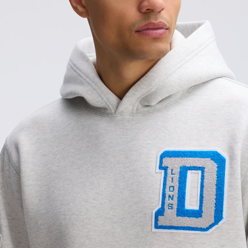 NFL Detroit Lions IconicFleece Letterman Hoodie