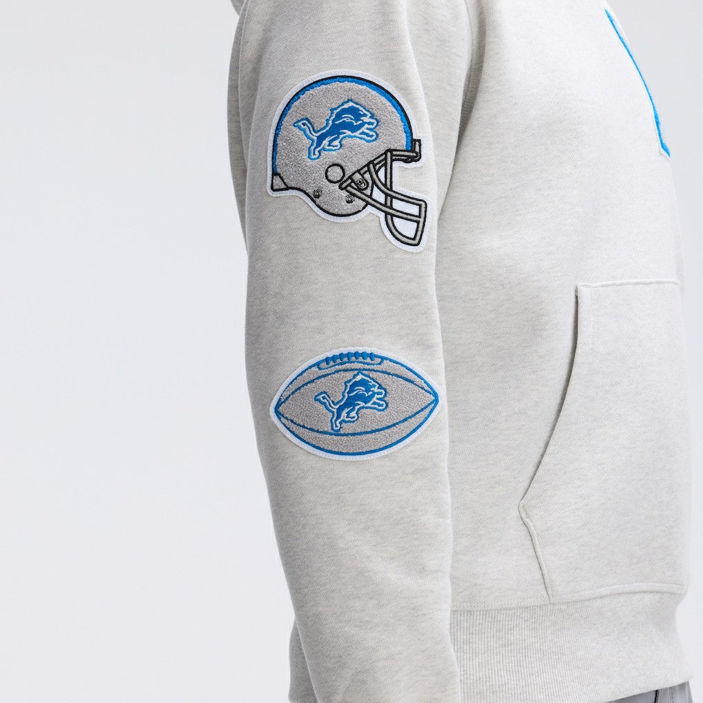 NFL Detroit Lions IconicFleece Letterman Hoodie
