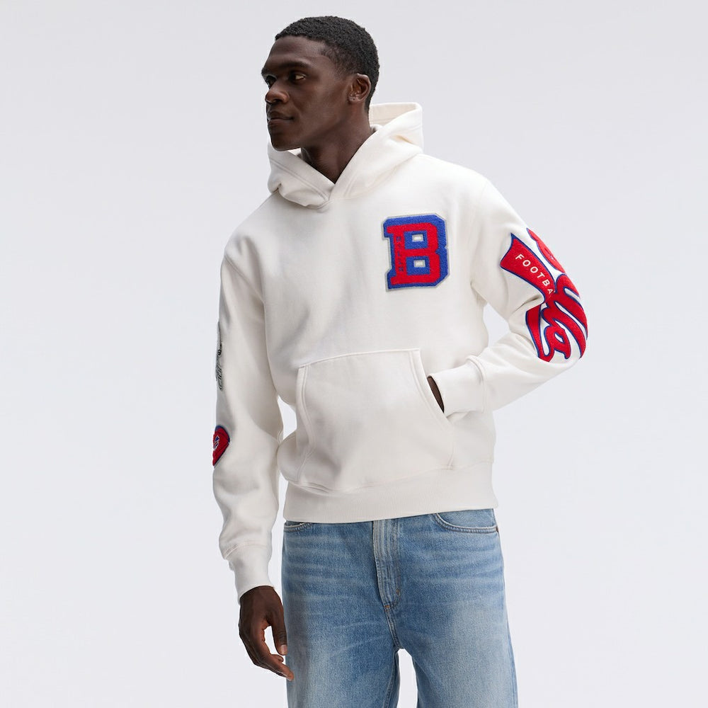 NFL Buffalo Bills IconicFleece Letterman Hoodie