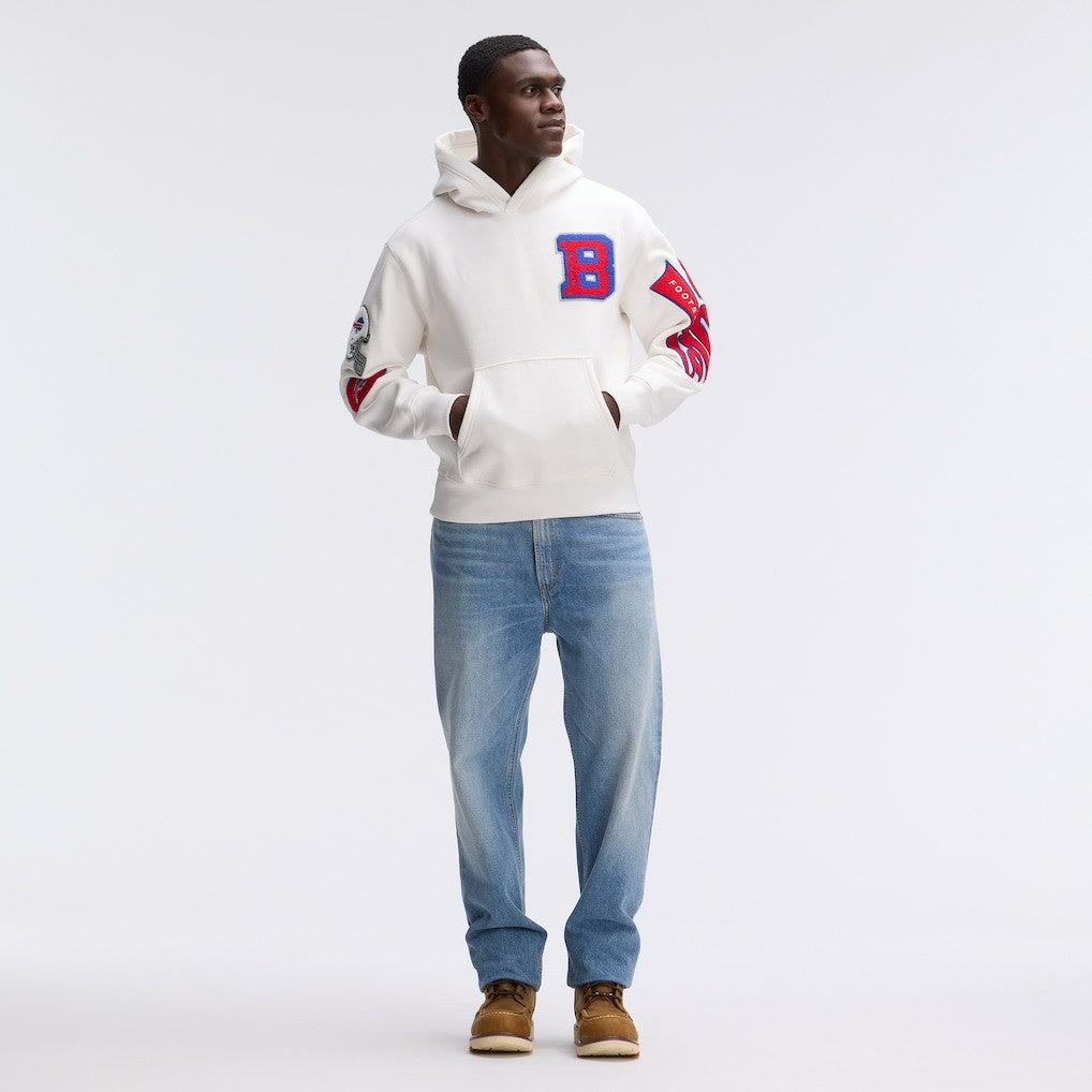 NFL Buffalo Bills IconicFleece Letterman Hoodie