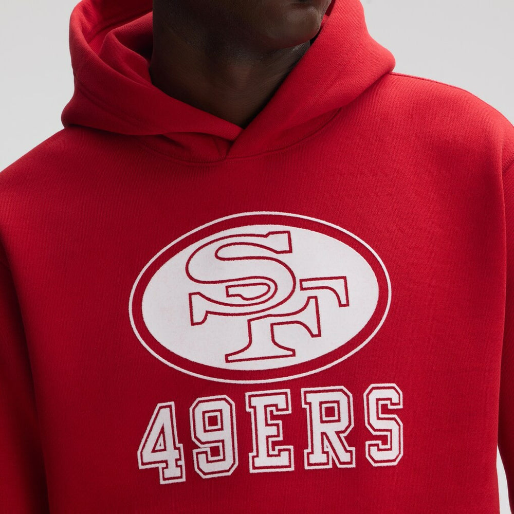 NFL San Francisco 49ers IconicFleece Flocked Hoodie