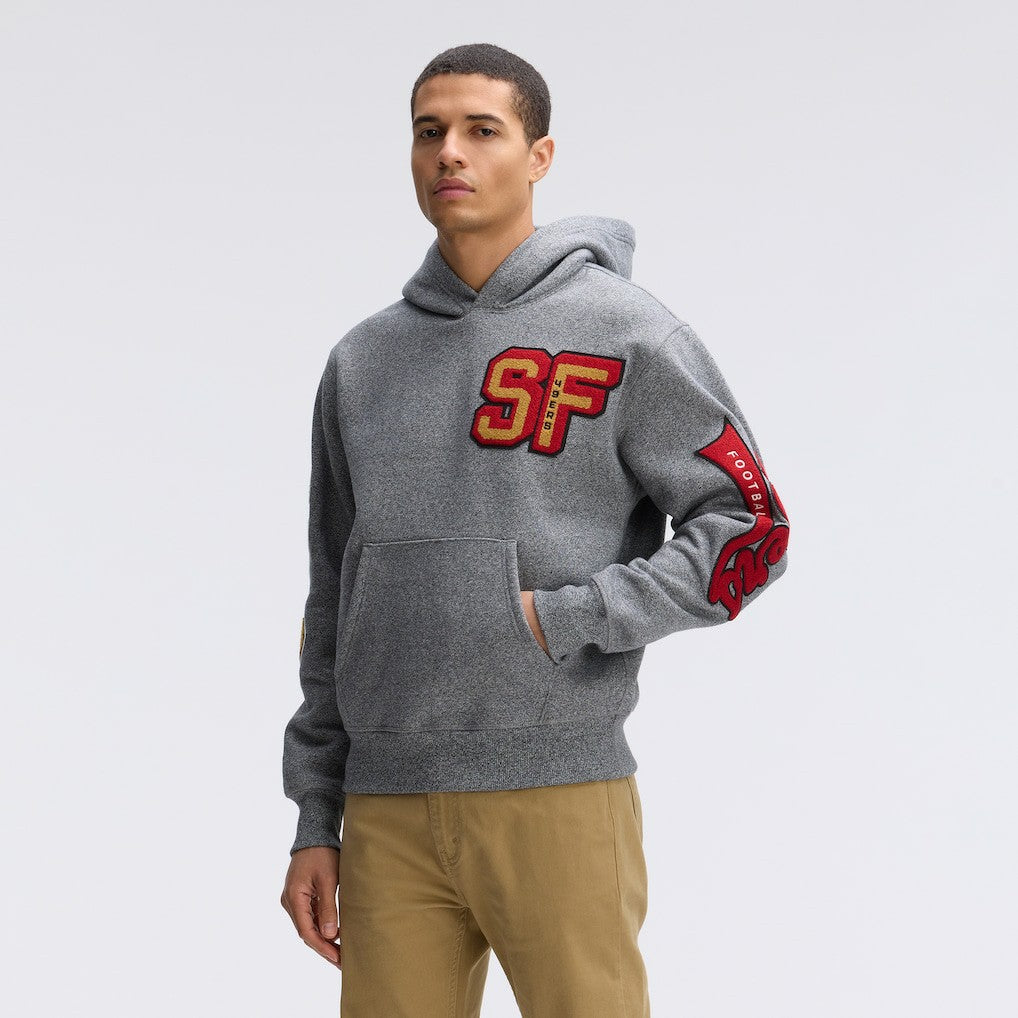 NFL San Francisco 49ers IconicFleece Letterman Hoodie