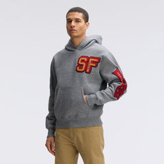 NFL San Francisco 49ers IconicFleece Letterman Hoodie