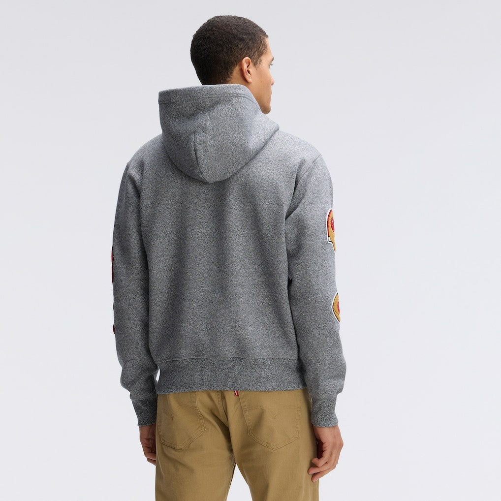 NFL San Francisco 49ers IconicFleece Letterman Hoodie