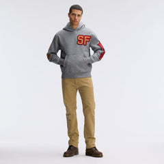 NFL San Francisco 49ers IconicFleece Letterman Hoodie