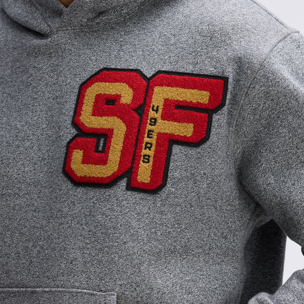NFL San Francisco 49ers IconicFleece Letterman Hoodie