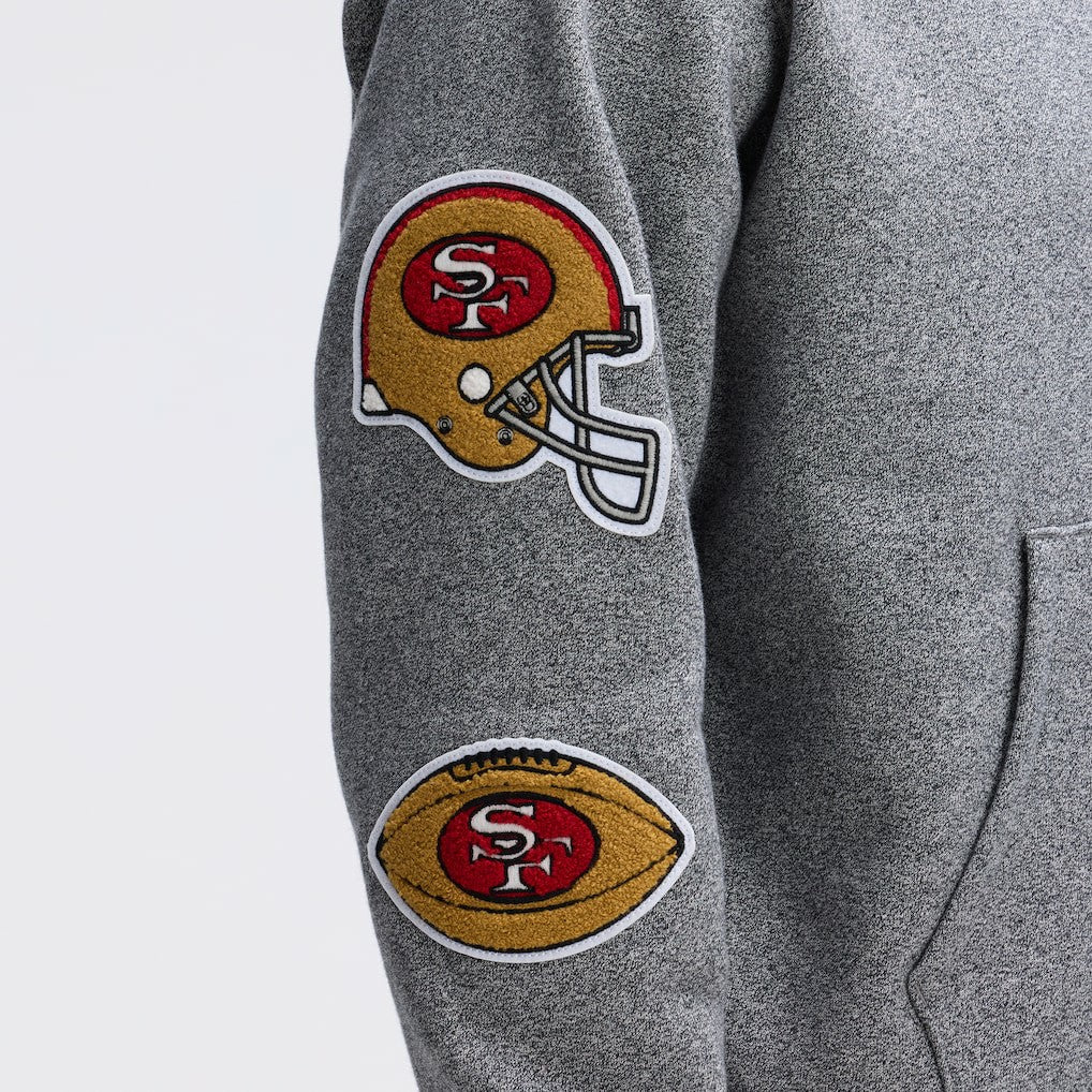NFL San Francisco 49ers IconicFleece Letterman Hoodie