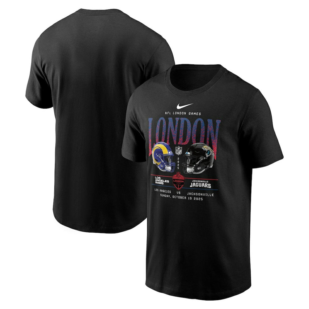 NFL Jacksonville Jaguars Los Angeles Rams vs.  International Games London 2025 T-Shirt