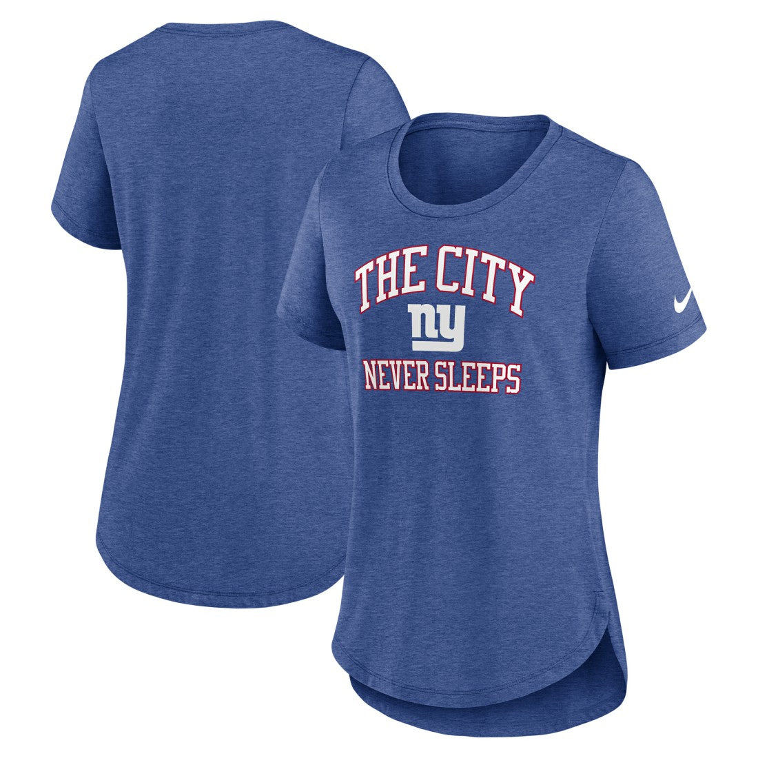 NFL New York Giants Women's The City Never Sleeps Tri-Blend T-Shirt
