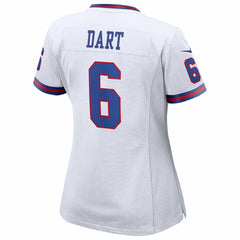 NFL New York Giants Jaxson Dart  Women's Alternate Vintage White Game Jersey