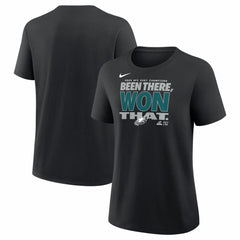 NFL Philadelphia Eagles Women's 2025 NFC East Division Champions Locker Room Trophy Collection T-Shirt