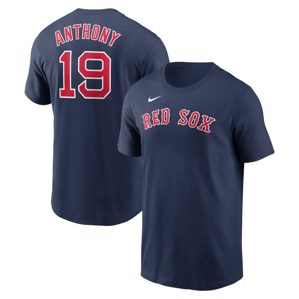 Roman Anthony Boston Red Sox  Fuse Name & Number T-Shirt - Navy | Nike