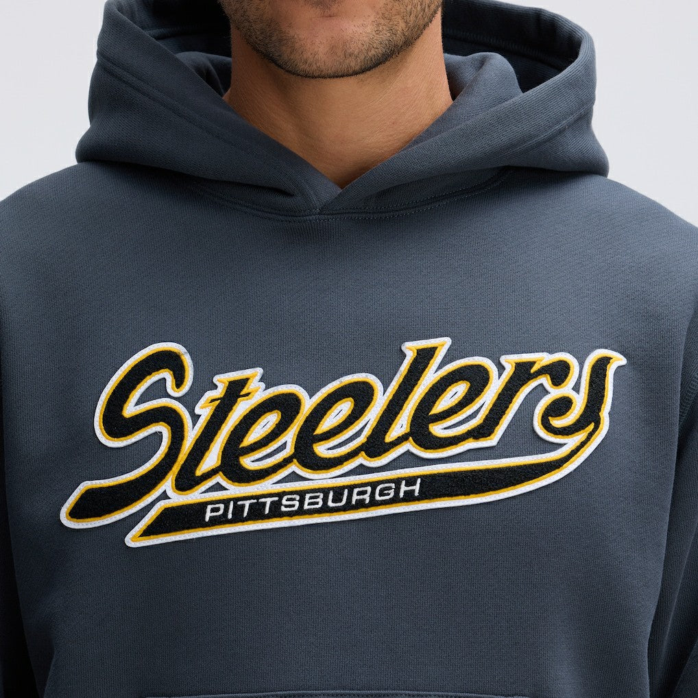 NFL Pittsburgh Steelers IconicFleece Tipped Hoodie