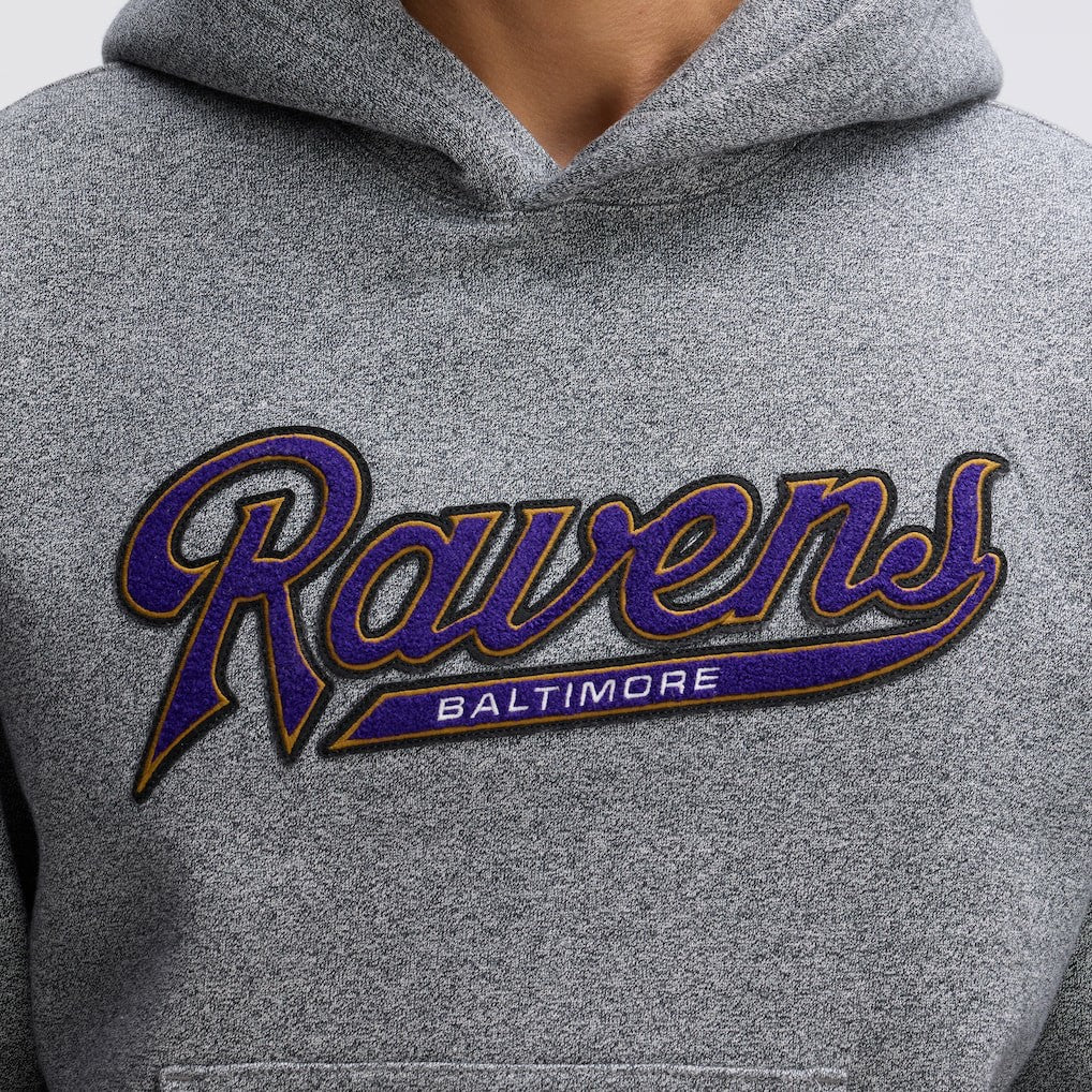 NFL Baltimore Ravens IconicFleece Tipped Hoodie