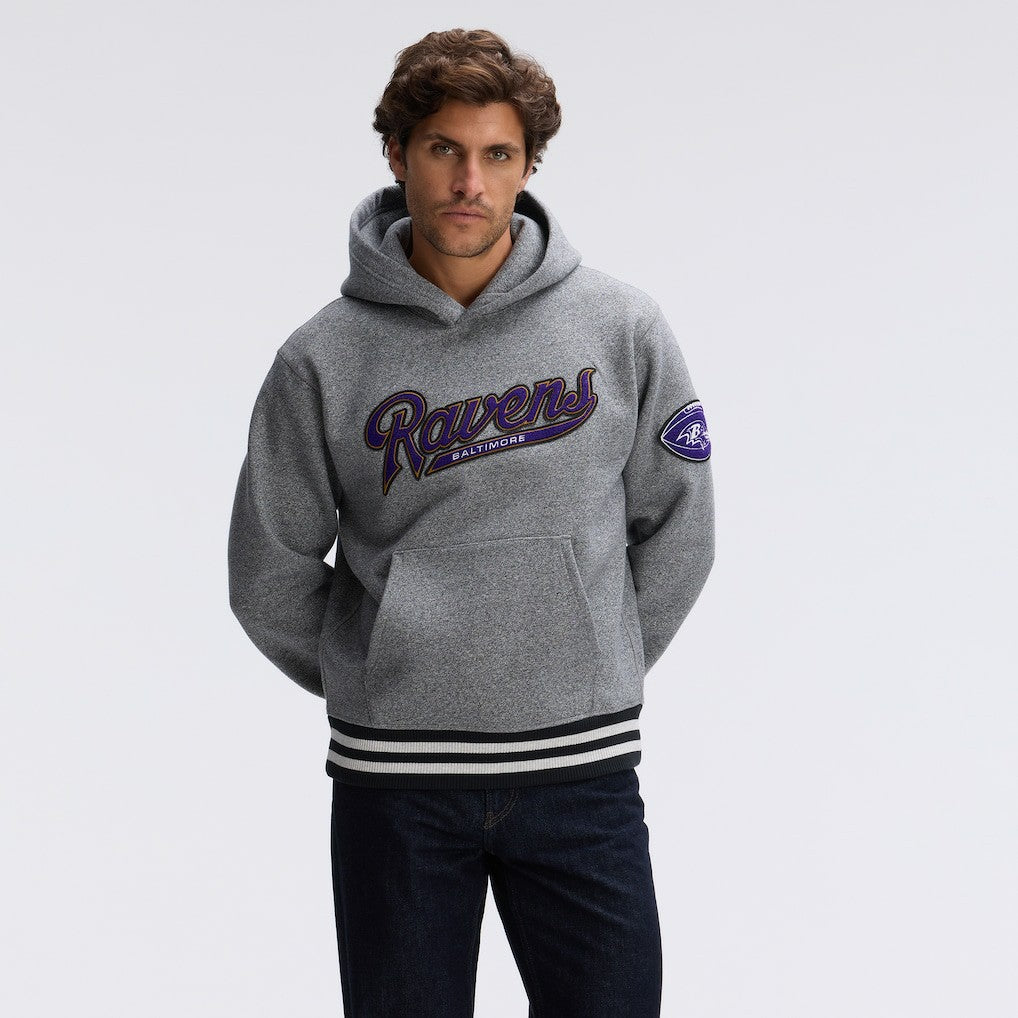 NFL Baltimore Ravens IconicFleece Tipped Hoodie