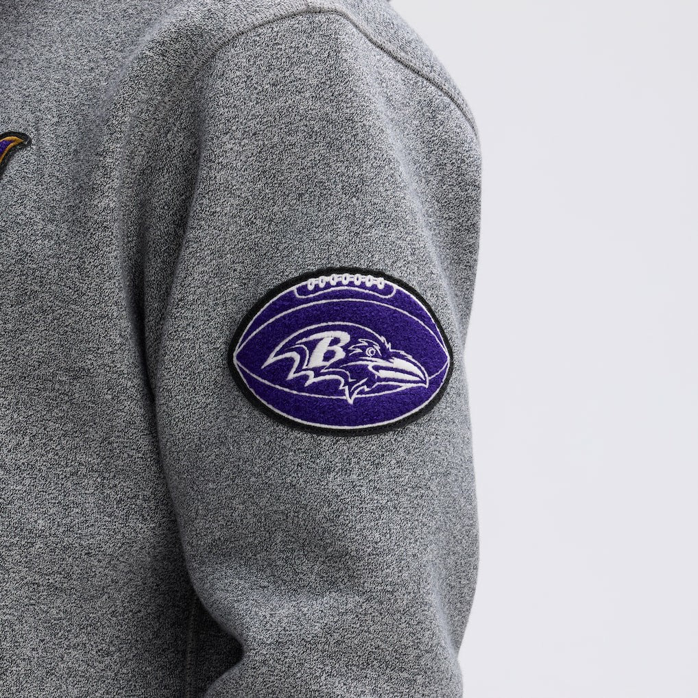 NFL Baltimore Ravens IconicFleece Tipped Hoodie