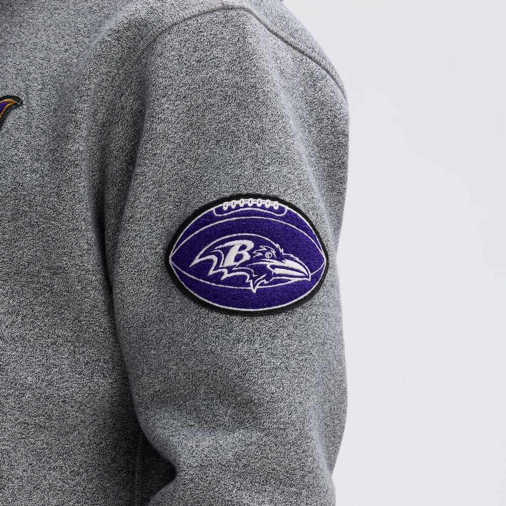 NFL Baltimore Ravens IconicFleece Tipped Hoodie