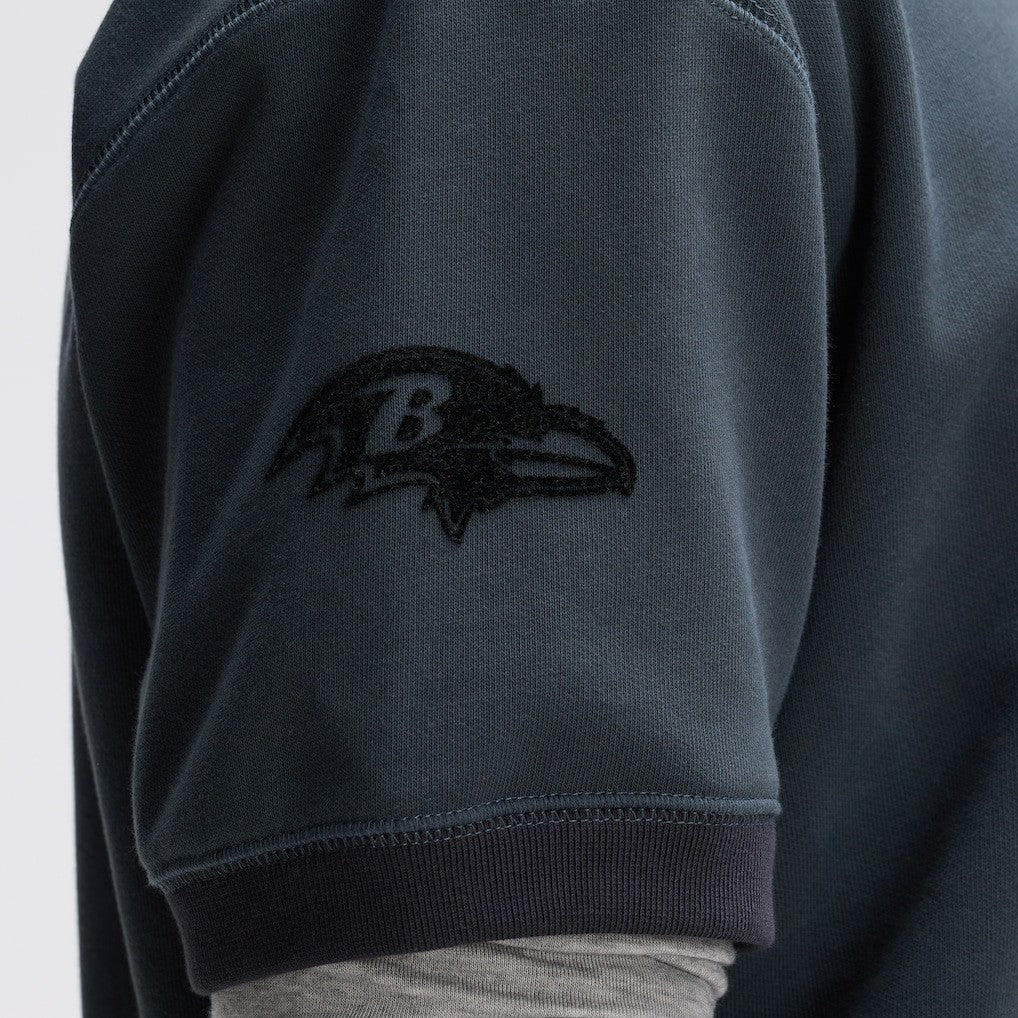 NFL Baltimore Ravens IconicFleece Short Sleeve Sweatshirt