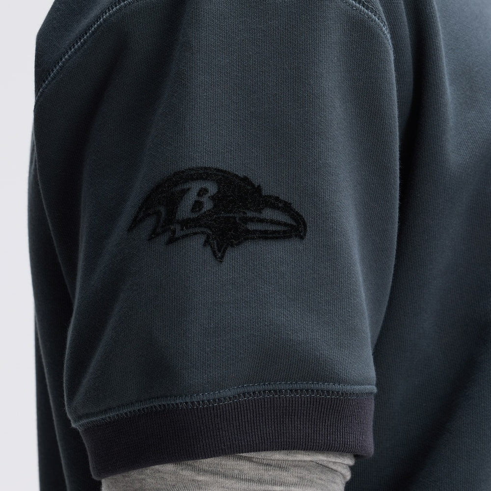 NFL Baltimore Ravens IconicFleece Short Sleeve Sweatshirt