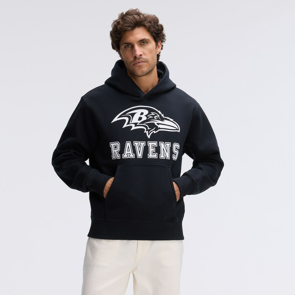 NFL Baltimore Ravens IconicFleece Flocked Hoodie