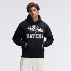 NFL Baltimore Ravens IconicFleece Flocked Hoodie