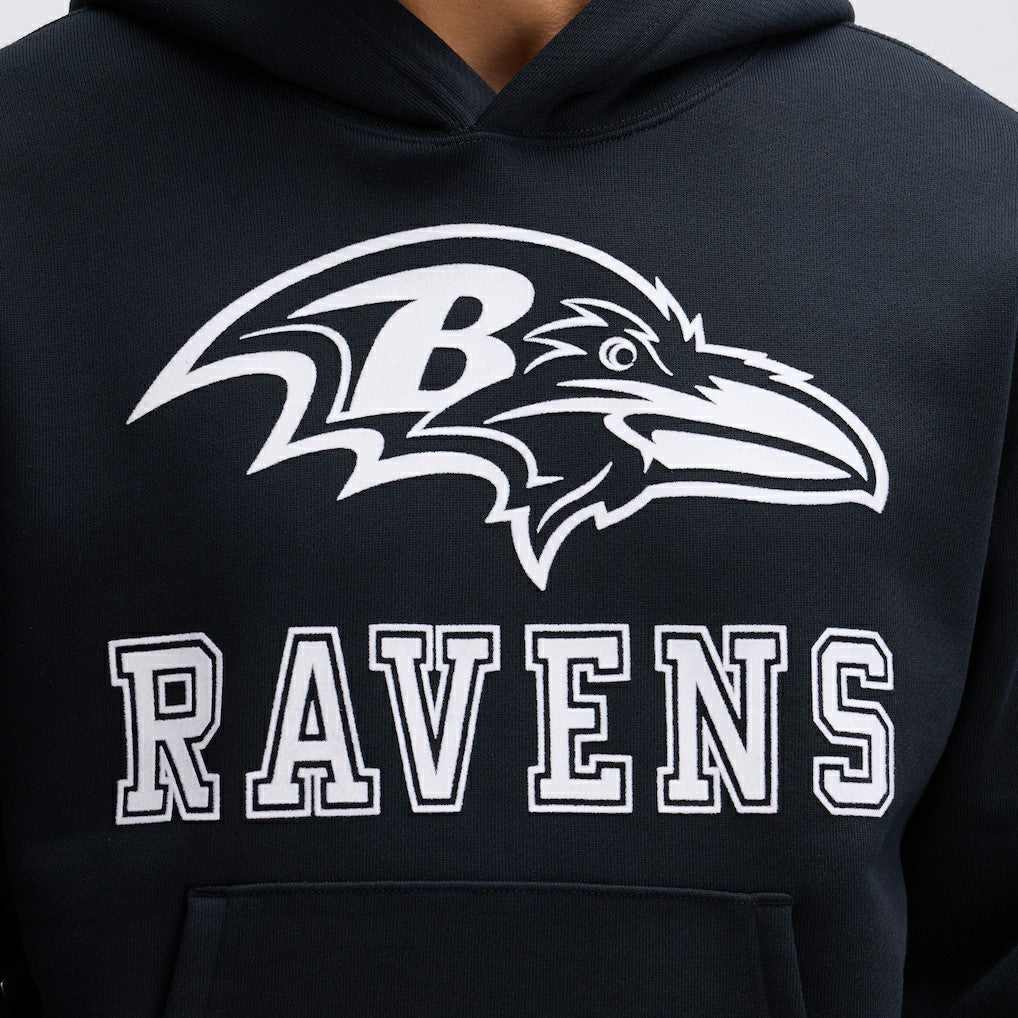 NFL Baltimore Ravens IconicFleece Flocked Hoodie