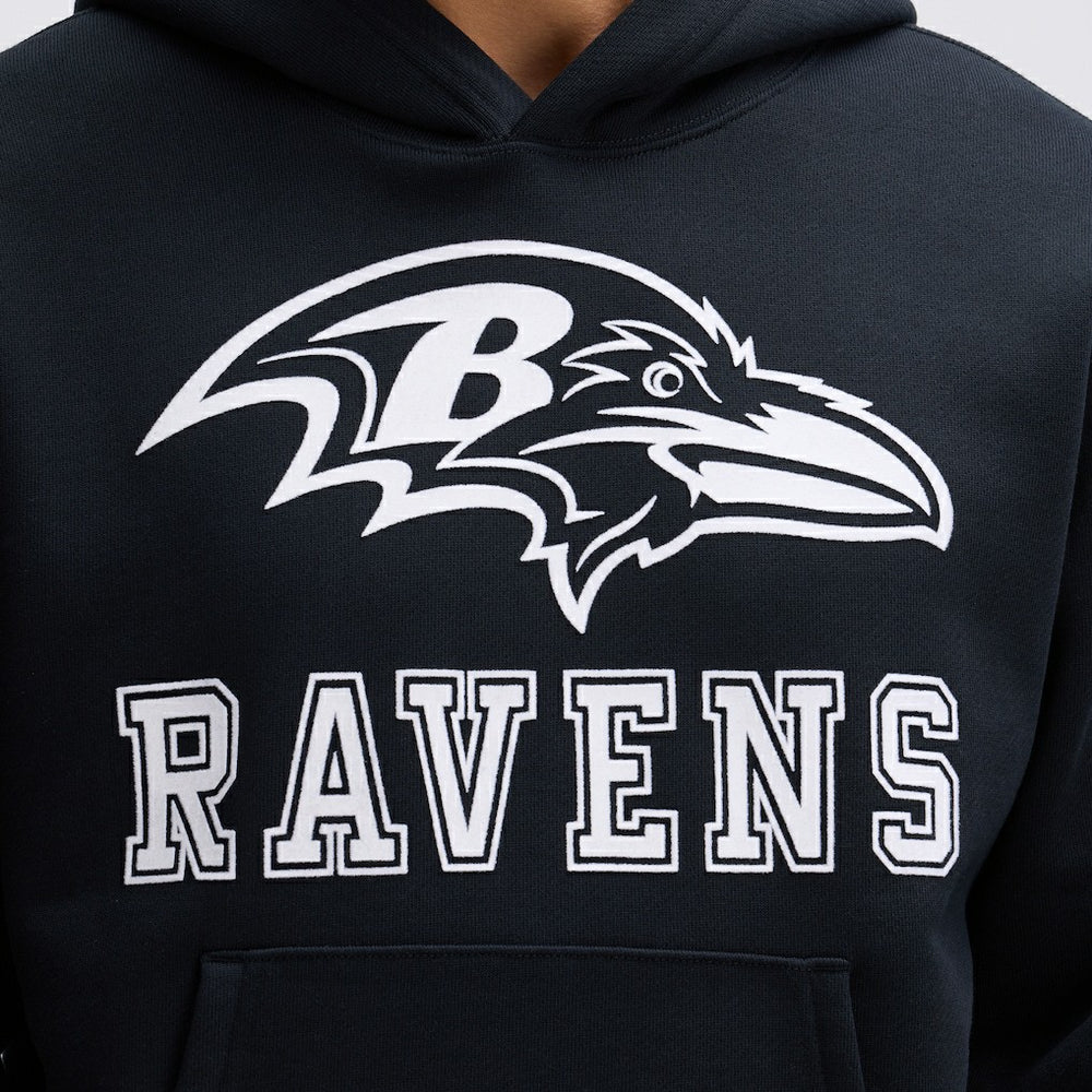 NFL Baltimore Ravens IconicFleece Flocked Hoodie