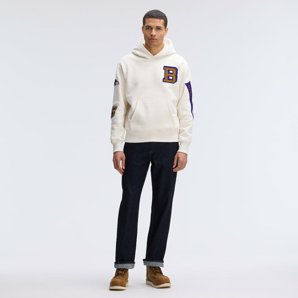 NFL Baltimore Ravens IconicFleece Letterman Hoodie