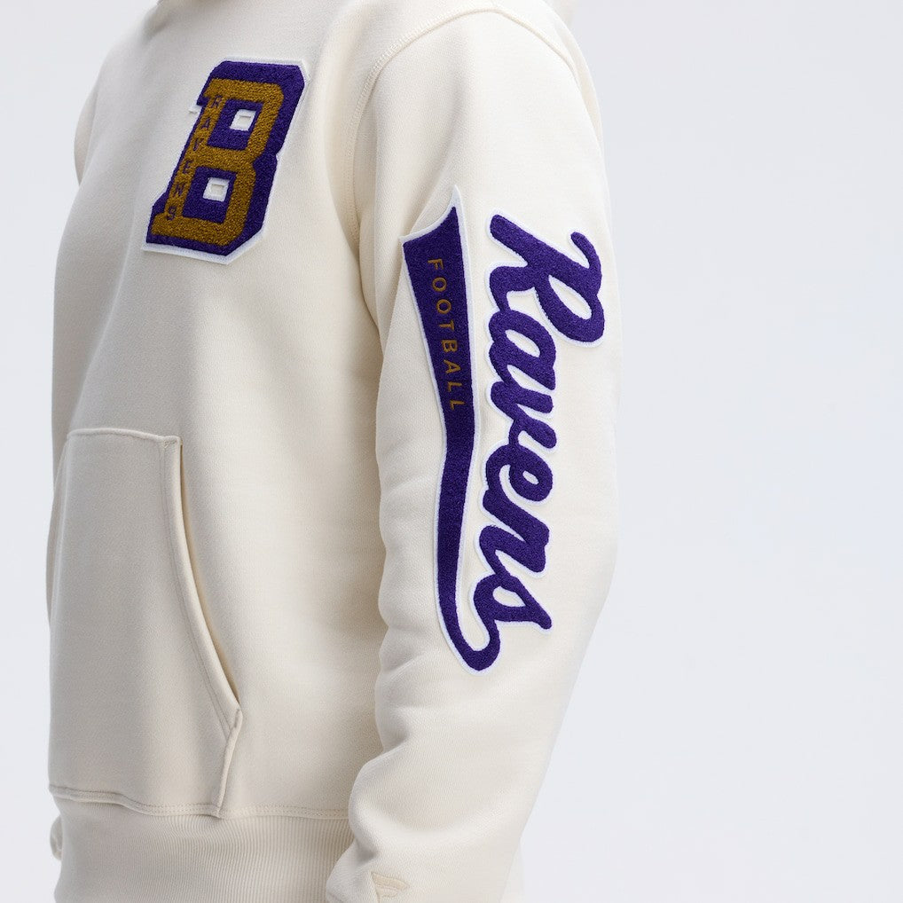 NFL Baltimore Ravens IconicFleece Letterman Hoodie